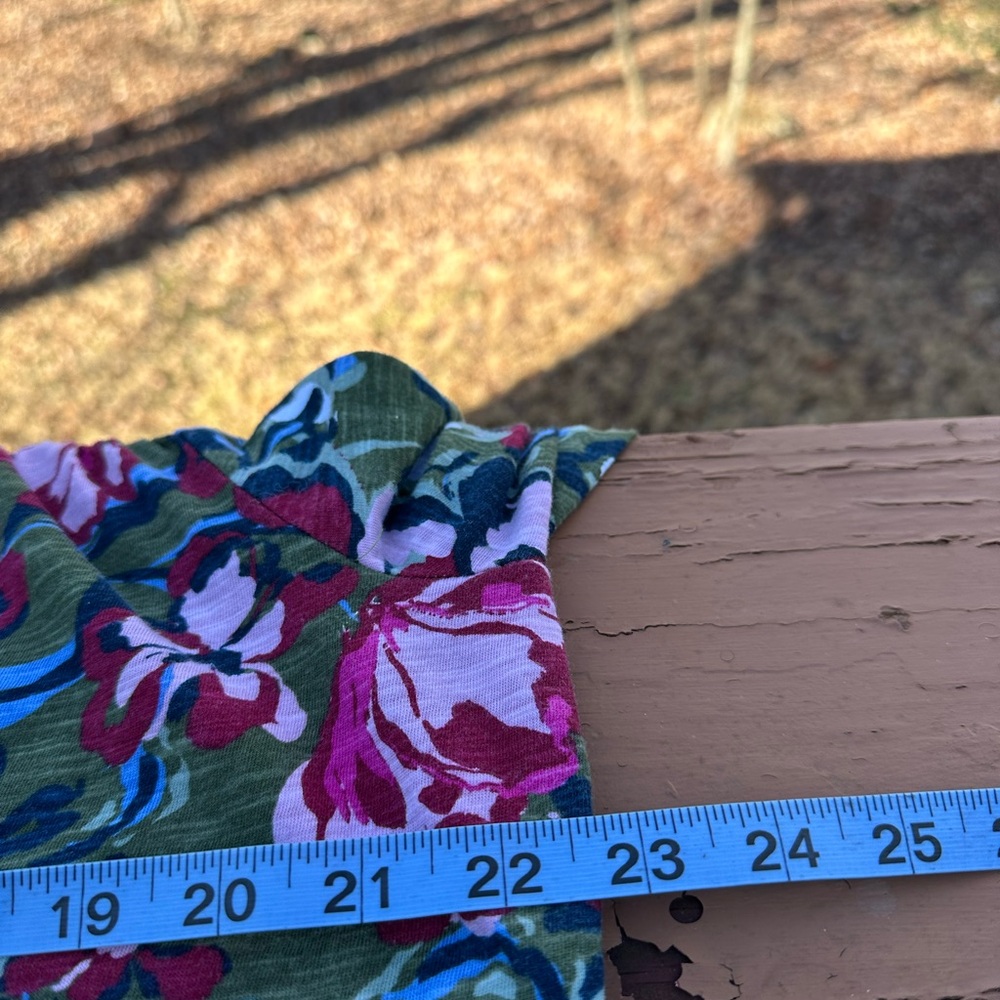Wonderly cotton green floral top - Picture 8 of 10